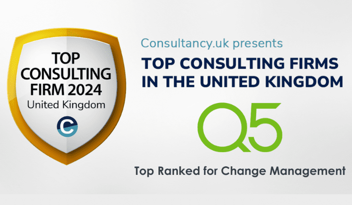 Q5 earns Top Consultancy ranking