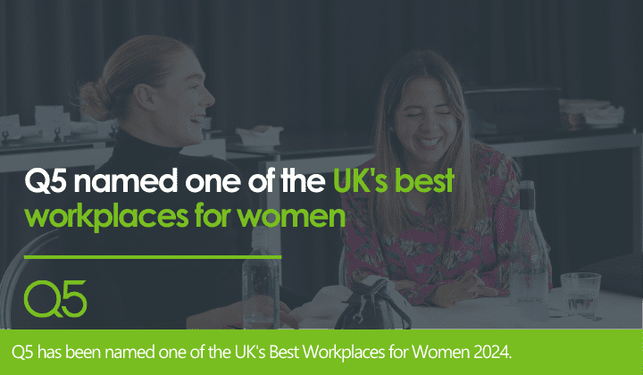 Q5 among top workplaces for women