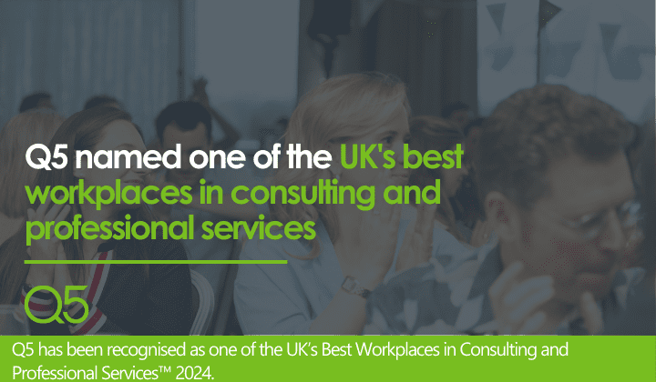 Q5 recognised as a leading consulting workplace